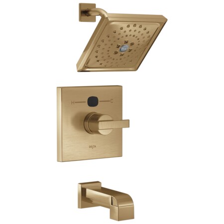 Delta Angular Modern Temp2O 14 Series Tub & Shower Trim CB T14401-CZT2O